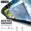 Car Window Roller Blind Sun Shade Privacy UV Heat Protection Accessories
