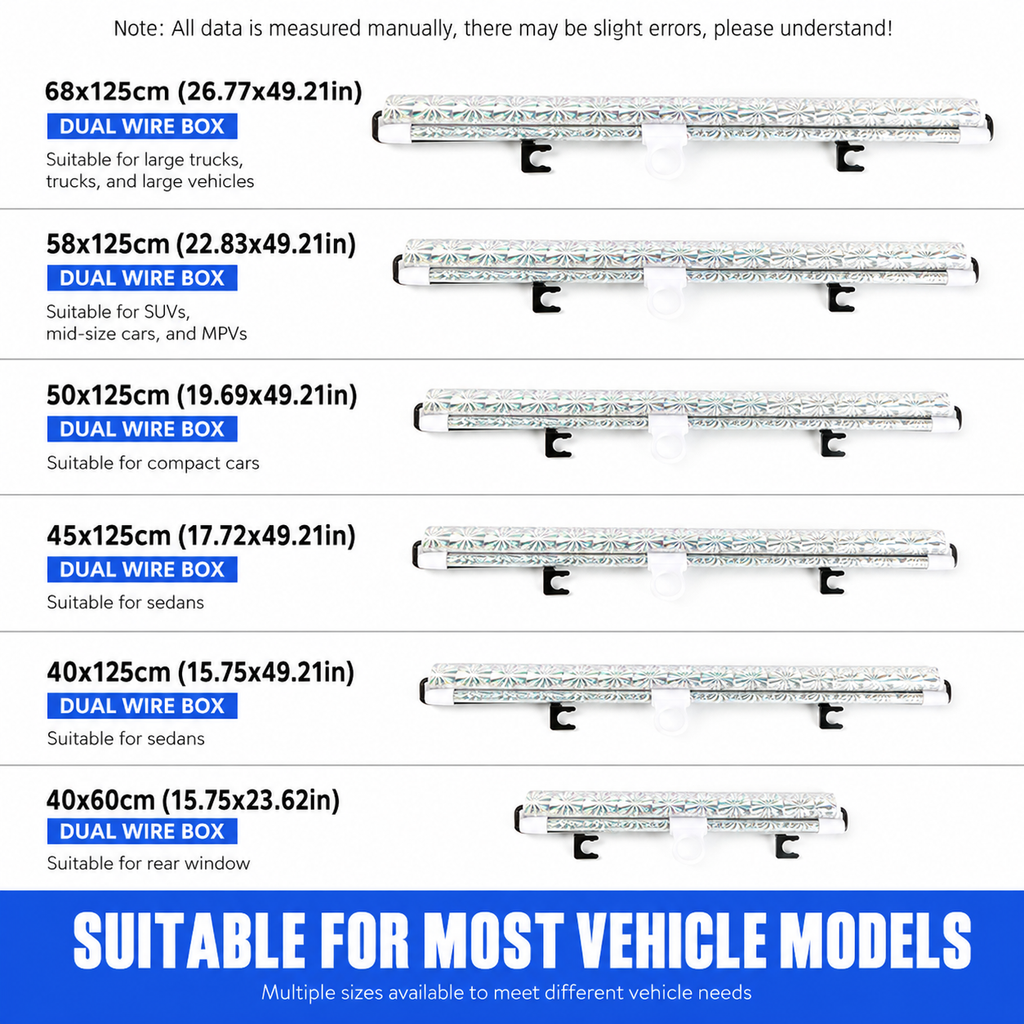 Car Window Roller Blind Sun Shade Privacy UV Heat Protection Accessories