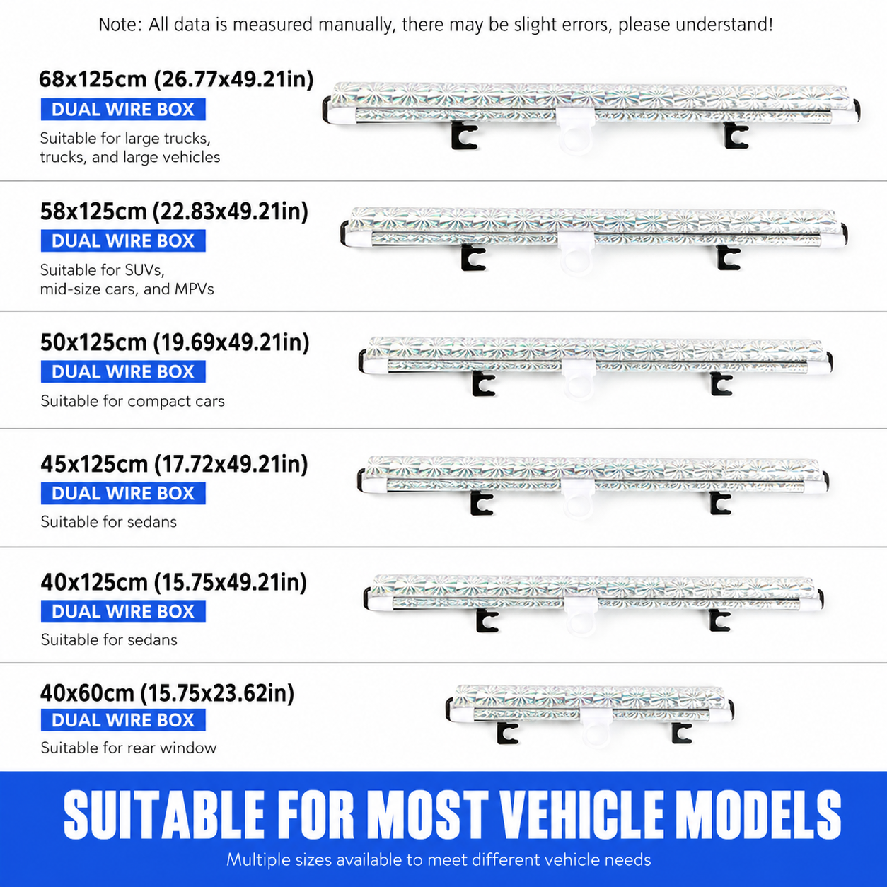 Car Window Roller Blind Sun Shade Privacy UV Heat Protection Accessories