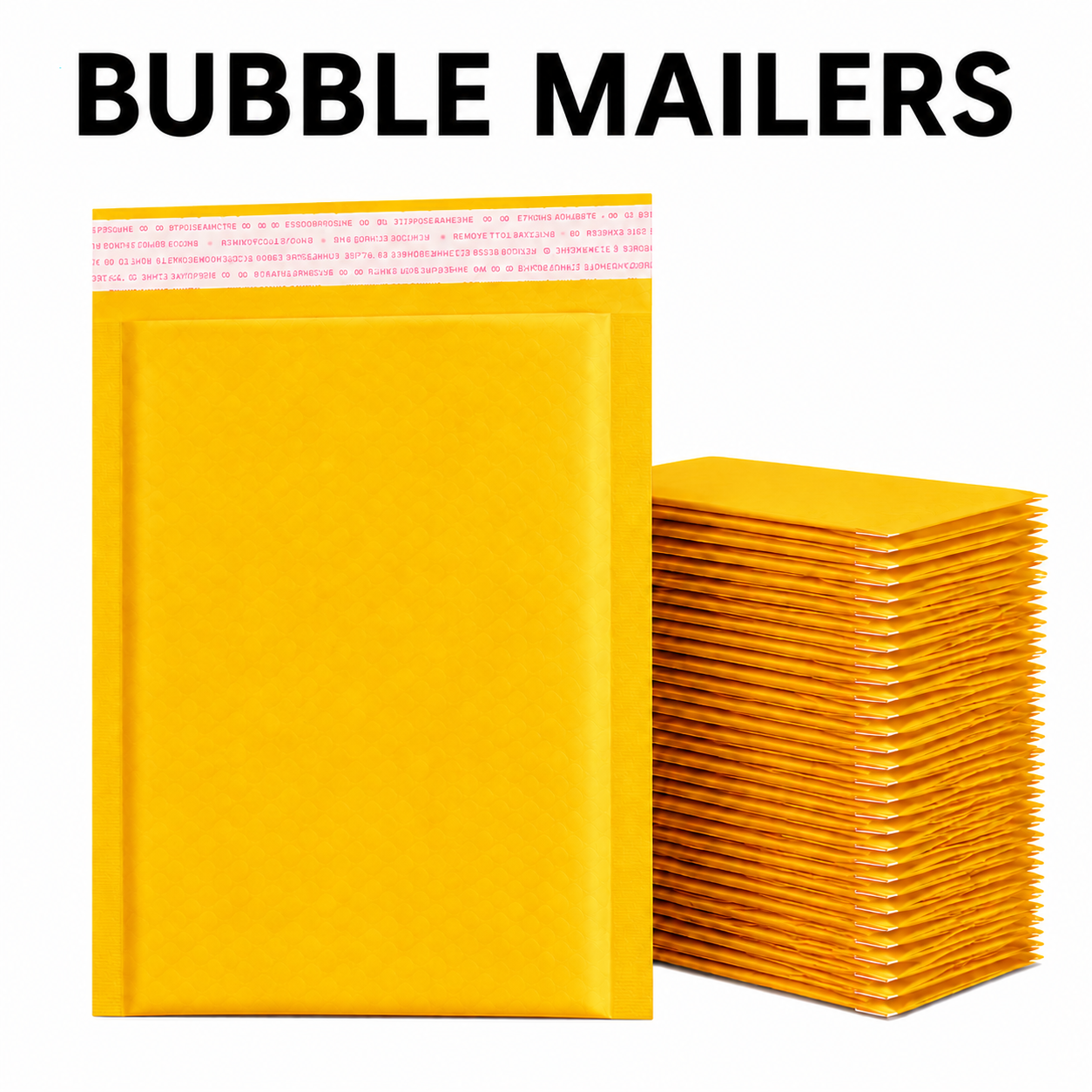 #0 6.5X10 bubble mailing bag, bubble-filled - self-sealing padded envelope