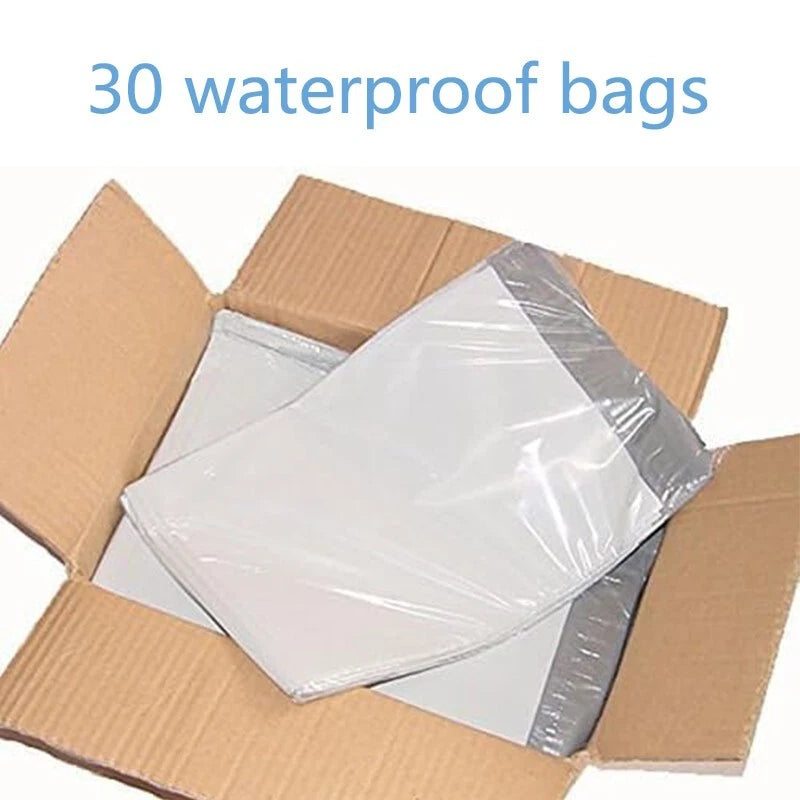 6x9 white transport envelope self-sealing adhesive tear-resistant packaging bag
