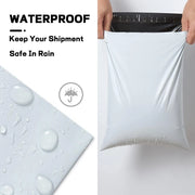 7.5x10.5 small waterproof mailing transport bag, flexible mailing bag in white