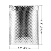 #1 9.8x11.8 Silver bubble mail aluminum foil bag Business transportation