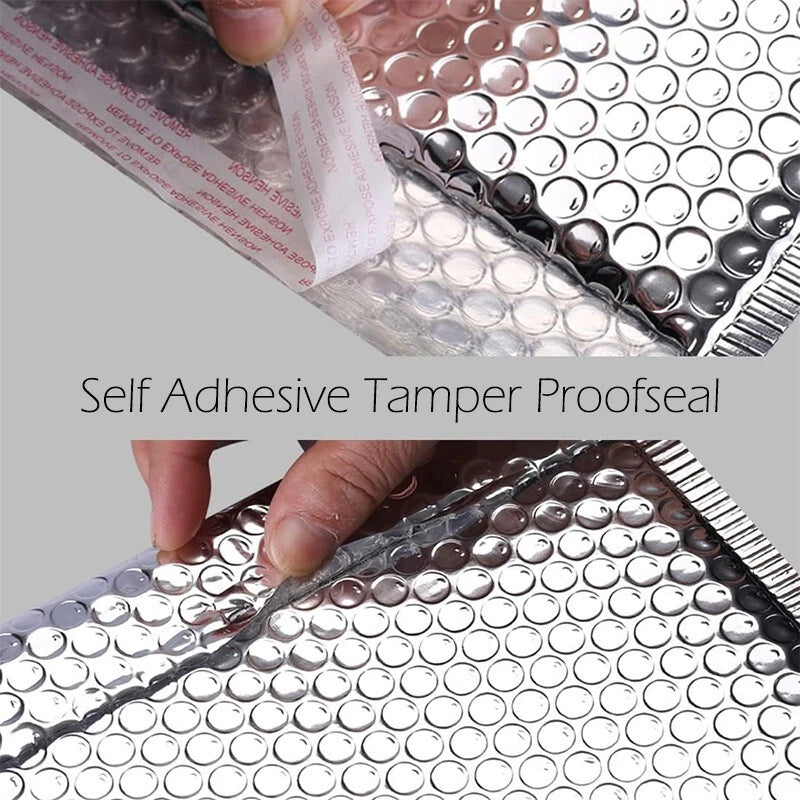 #1 9.8x11.8 Silver bubble mail aluminum foil bag Business transportation