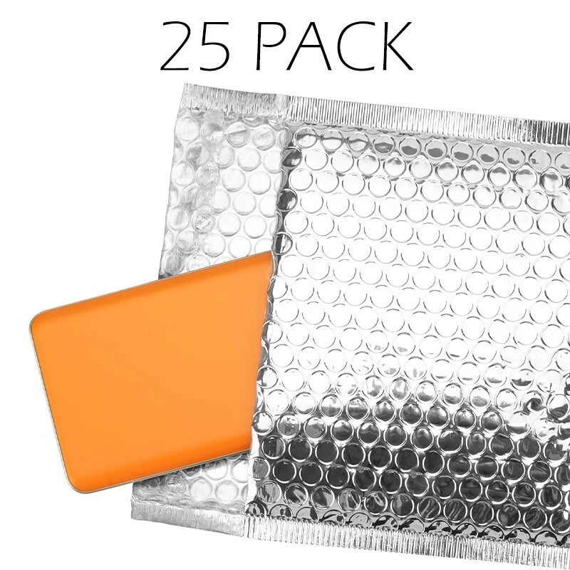 #1 9.8x11.8 Silver bubble mail aluminum foil bag Business transportation