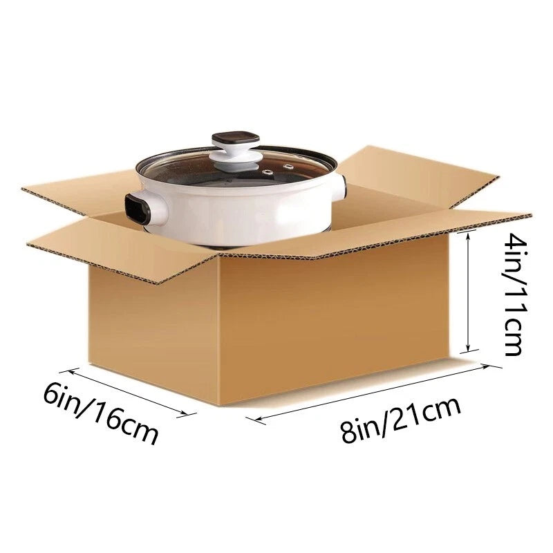 8x6x4 five-layer thickened kraft paper transport box, easy to assemble and mail