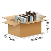 8x6x4 five-layer thickened kraft paper transport box, easy to assemble and mail