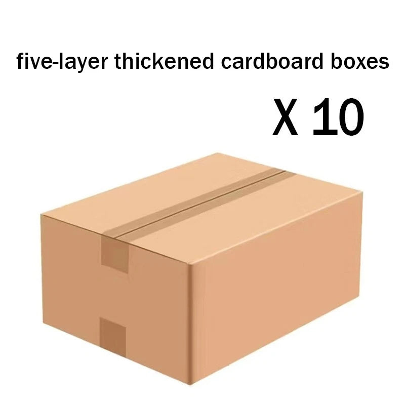 8x6x4 five-layer thickened kraft paper transport box, easy to assemble and mail