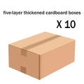 8x6x4 five-layer thickened kraft paper transport box, easy to assemble and mail