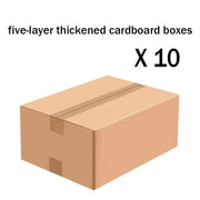 8x6x4 five-layer thickened kraft paper transport box, easy to assemble and mail