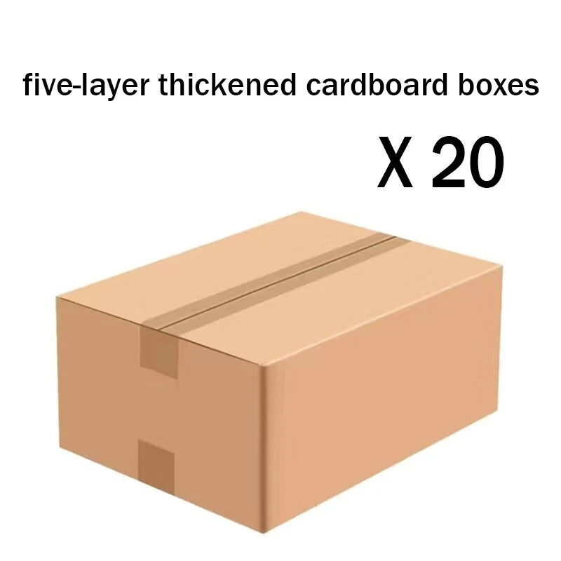 8x6x4 five-layer thickened kraft paper transport box, easy to assemble and mail