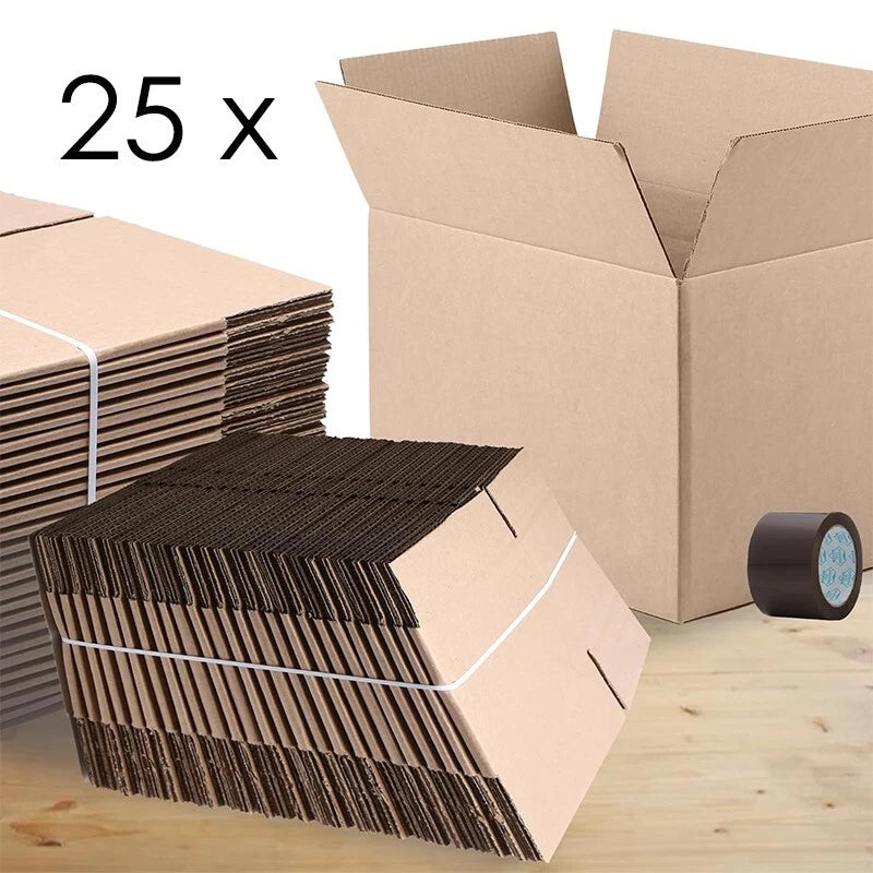12x10x8 kraft paper transport box, a transport box for mailing and storage