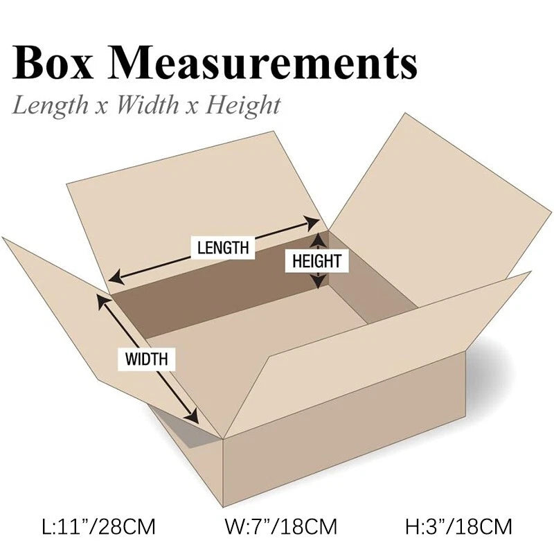11x7x3 kraft paper transport box, a transport box for mailing and storage