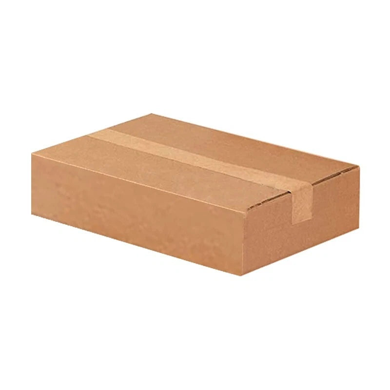 12x10x4 corrugated cardboard box for transport, easy to assemble, mail and move