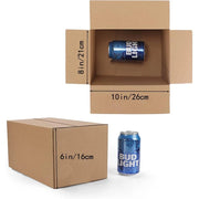 10x8x6 transport box corrugated cardboard box, easy to assemble, mail and move