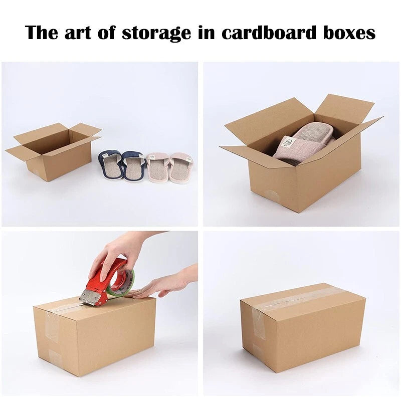 10x8x6 transport box corrugated cardboard box, easy to assemble, mail and move