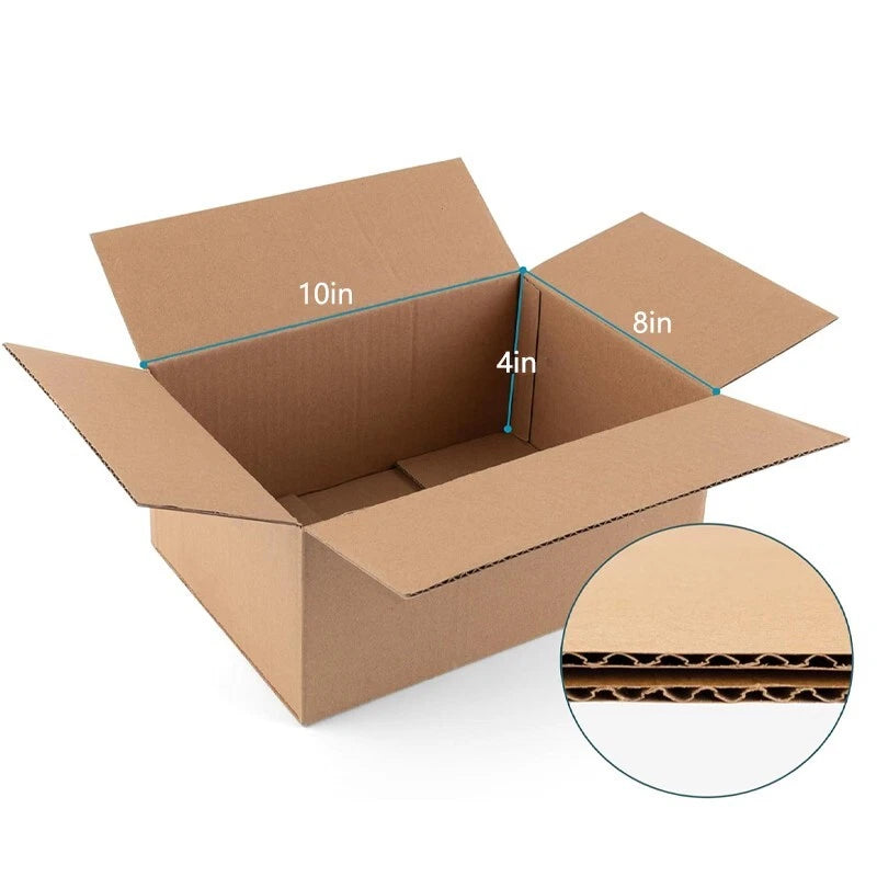 10x8x4 kraft paper transport box, a transport box for mailing and storage