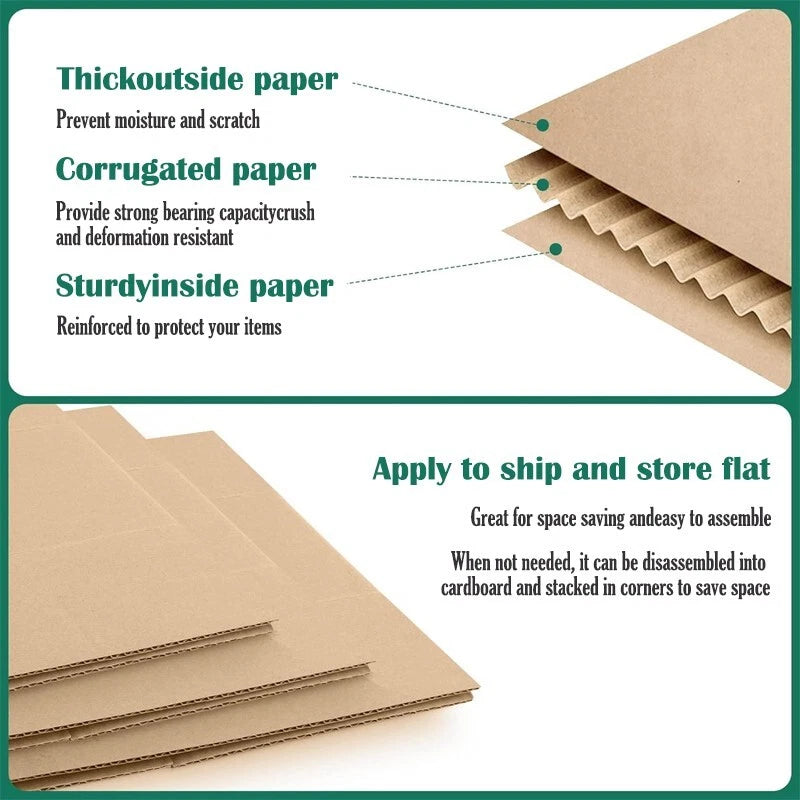 10x8x4 kraft paper transport box, a transport box for mailing and storage