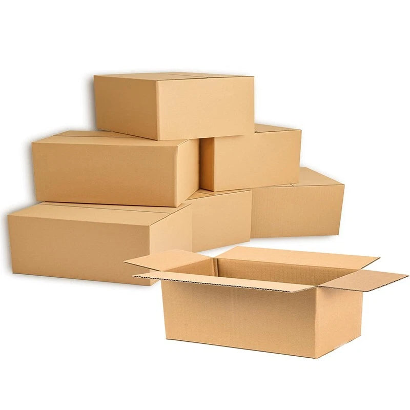 10x6x4 transport box corrugated cardboard box, easy to assemble, mail and move