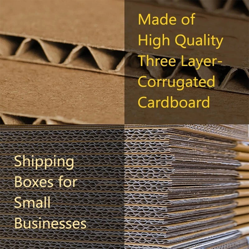 10x6x4 transport box corrugated cardboard box, easy to assemble, mail and move