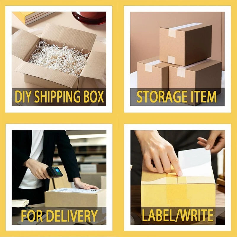 10x6x4 transport box corrugated cardboard box, easy to assemble, mail and move
