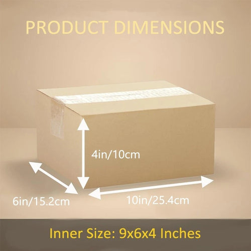 10x6x4 transport box corrugated cardboard box, easy to assemble, mail and move