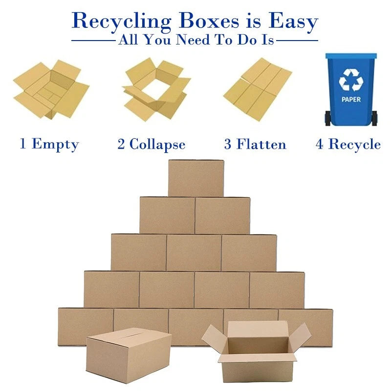 9x7x4 kraft paper transport box, cardboard transport box for mailing and storage
