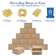 9x7x4 kraft paper transport box, cardboard transport box for mailing and storage