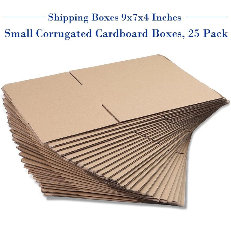9x7x4 kraft paper transport box, cardboard transport box for mailing and storage