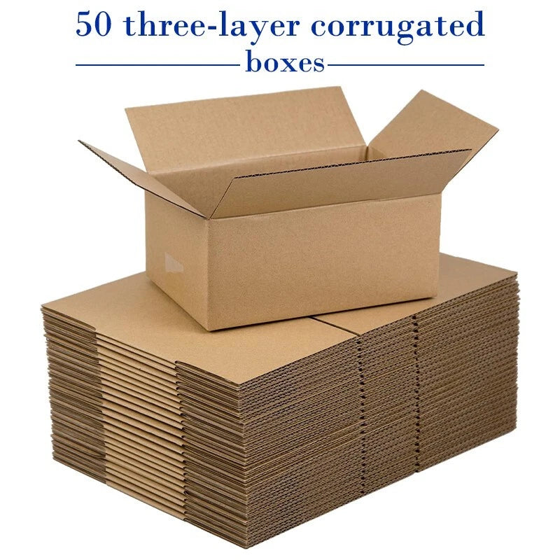 9x7x4 kraft paper transport box, cardboard transport box for mailing and storage