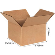 6x6x4 10/20pcs transport box corrugated cardboard box easy to mail and move
