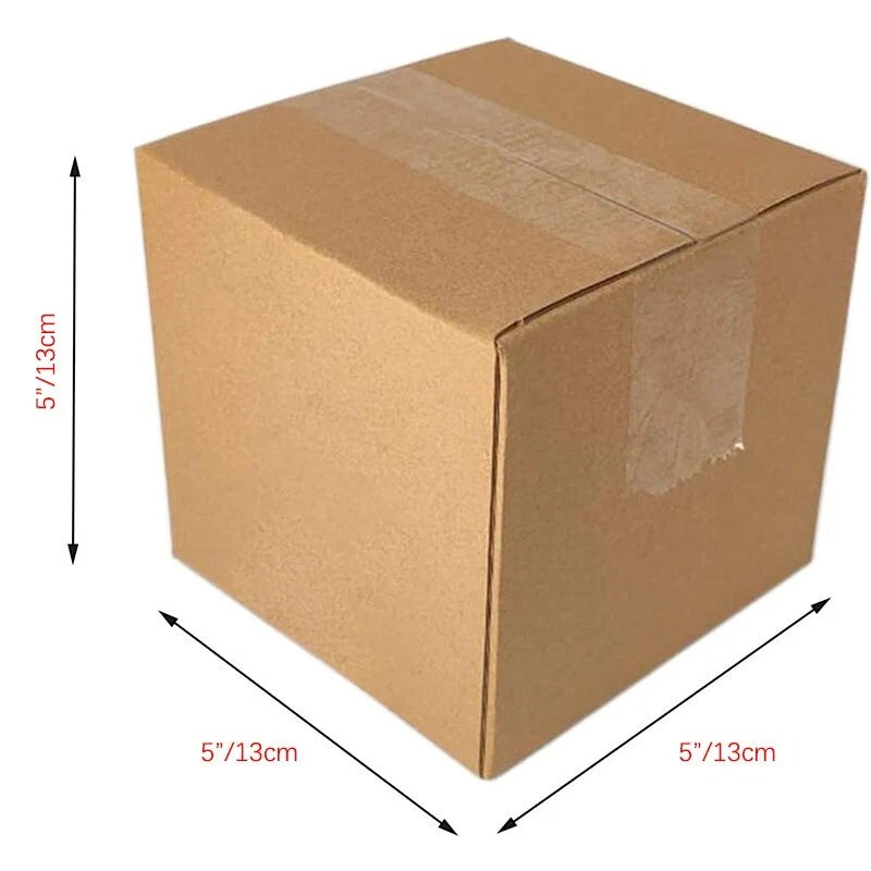 5x5x5 Inch Small Shipping Boxes Corrugated Cardboard Cube Mailers