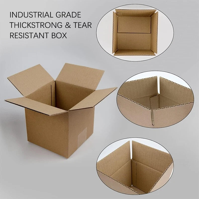 5x5x5 Inch Small Shipping Boxes Corrugated Cardboard Cube Mailers