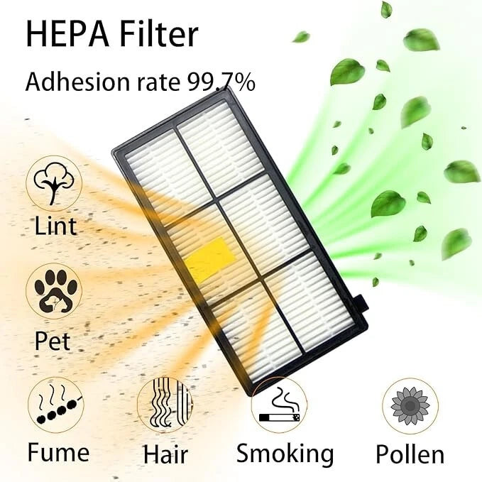 4-12 HEPA Filter for iRobot Roomba 800 870 880 980 Vacuum Cleaner 800 900Series