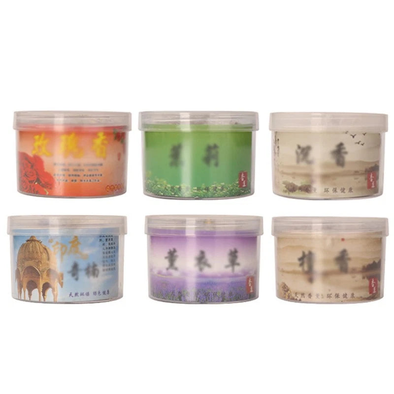 Coil Incense — 6 Assorted Scents — Suitable for Incense Burners and Holders-2pcs