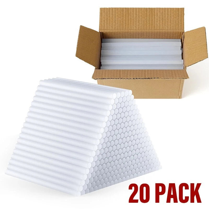 Full-size hot melt adhesive stick, 12 x 0.43 inches, strong bonding adhesive