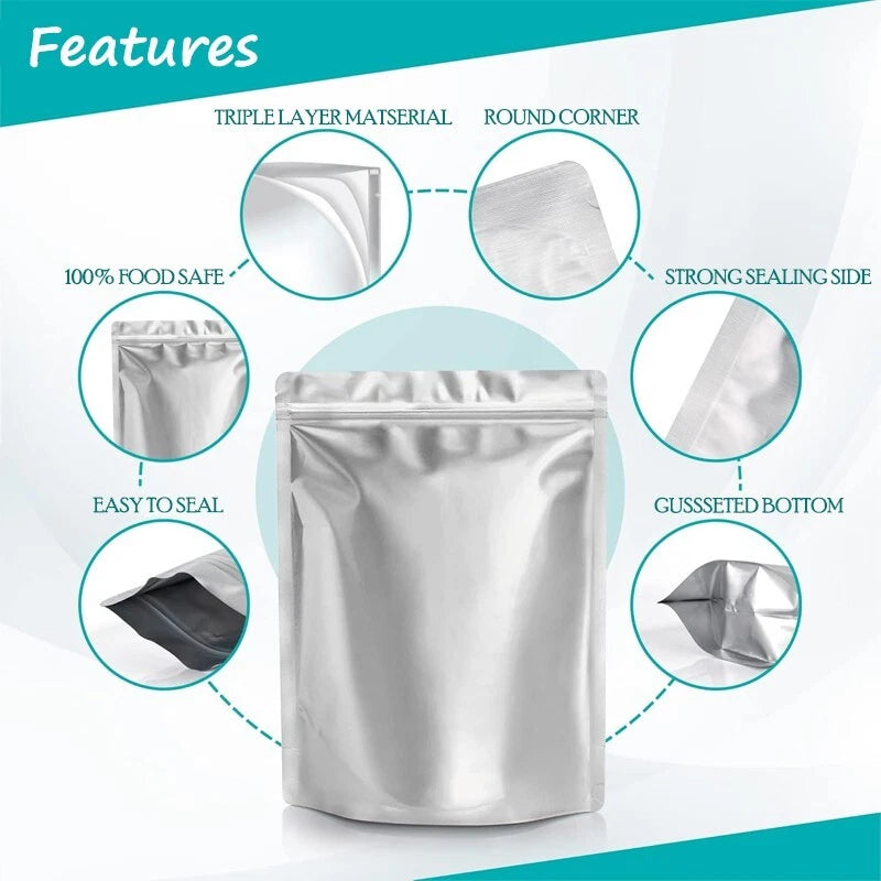 Polyester film bags are suitable for zipper bags, resealable food-grade bags