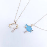 Lightning Cloud necklace, ladies' pendant, Teardrop necklace, birthday gift