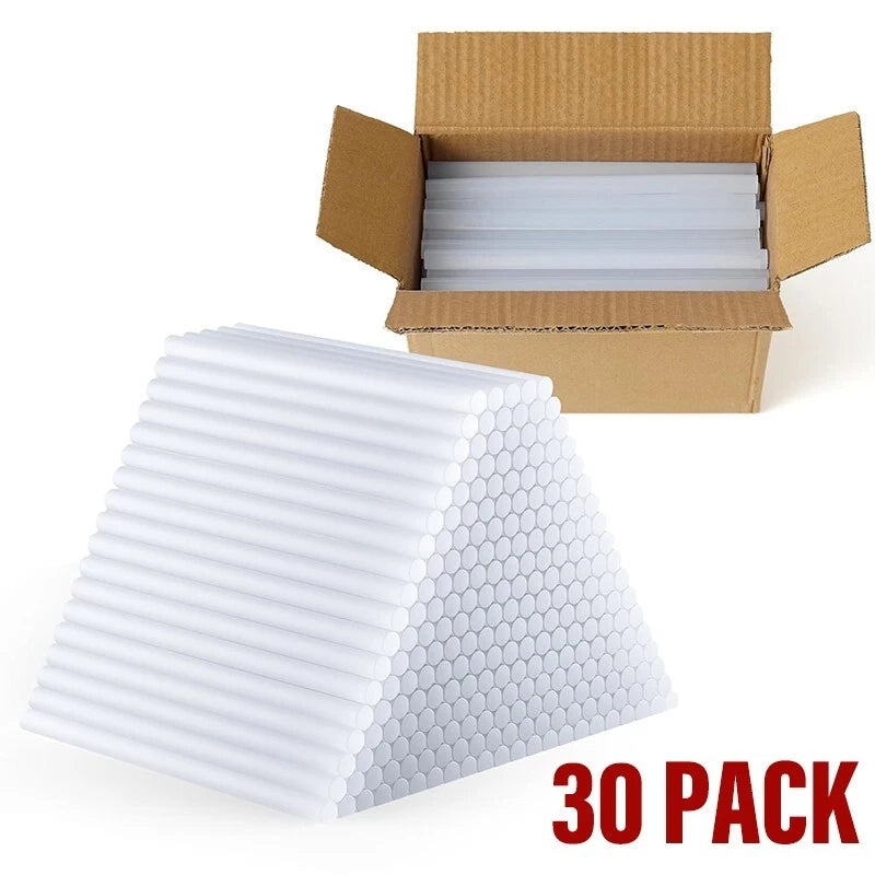 Full-size hot melt adhesive stick, 12 x 0.43 inches, strong bonding adhesive