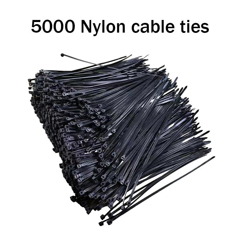 4-23 inch nylon zipper cable ties, suitable for homes, garages and workshops