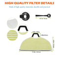 RV2610WA vacuum mop replacement kit, includes 4 mop pads and 4 side brushes.