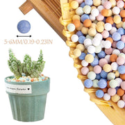 5.5 lb of colored expanded clay pebbles for aquaponics, drainage, hydroponics