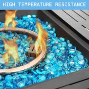 8/10/15 pounds of glass beads, suitable for beautifying fire pits and fireplaces