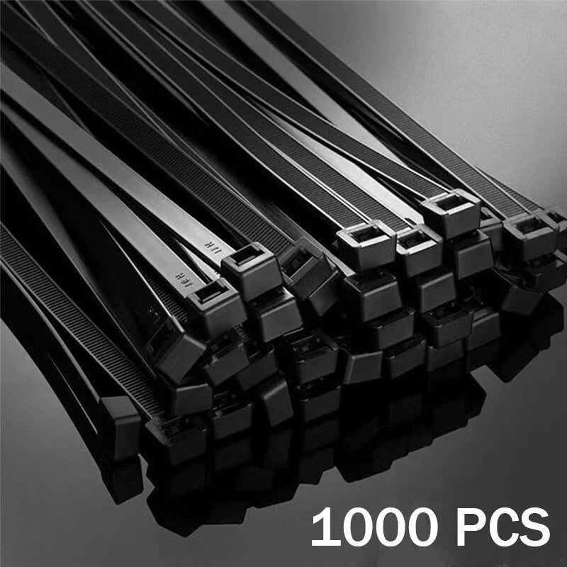 Self-locking nylon cable ties 12 inch, suitable for both indoor and outdoor use