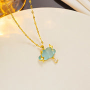 Lightning Cloud necklace, ladies' pendant, Teardrop necklace, birthday gift