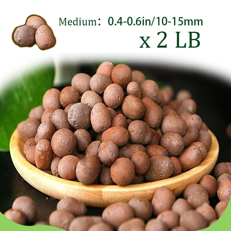 1-30 pounds of plant clay pebbles - Natural clay pebbles for indoor plants