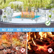 8/10/15 pounds of glass beads, suitable for beautifying fire pits and fireplaces