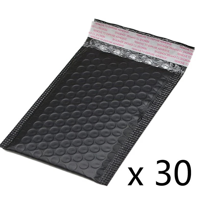 #0 6x7 Black polyester-filled envelope Waterproof bubble bag transport envelope
