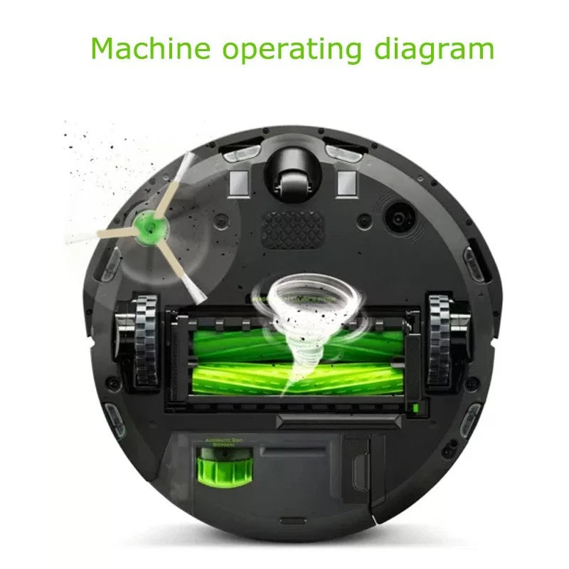 6 Replacement Brush Caps for iRobot Roomba i7+ i4 E5 E6 E7 Vacuums