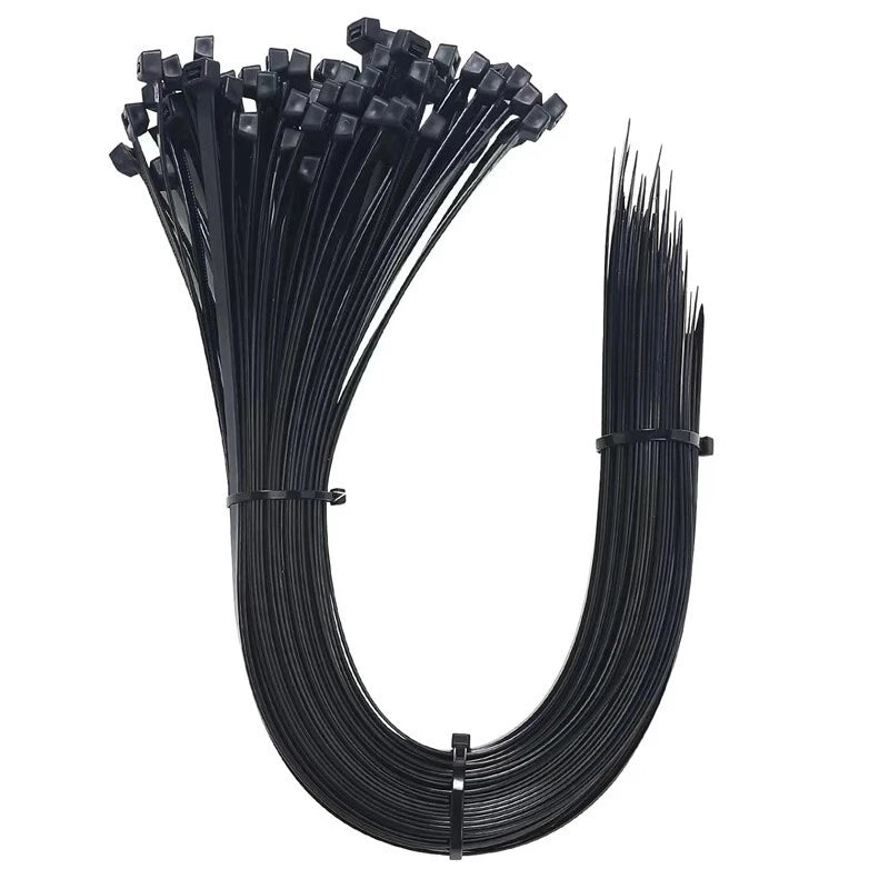23-inch industrial zipper, reusable zipper tie, suitable for gardens, homes